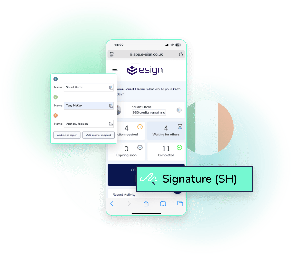 Legally Binding eSignatures for Ireland Businesses